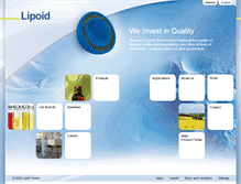 Tablet Screenshot of lipoid.com